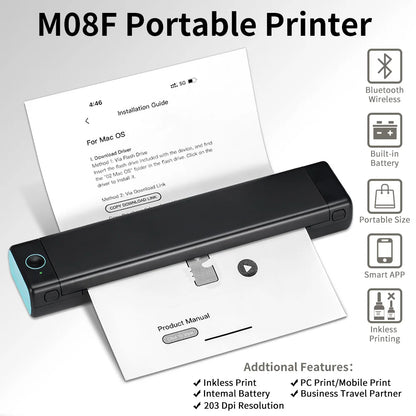 Wireless Mobile Travel Printer