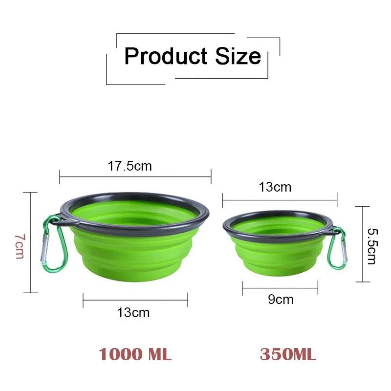 Silicone Folding Bowl For pets