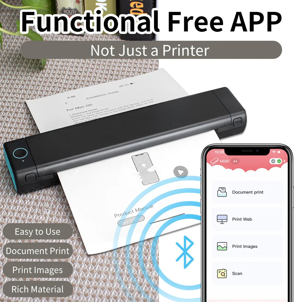 Wireless Mobile Travel Printer