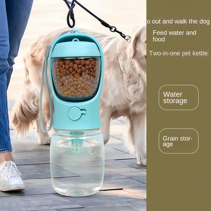 Portable Water Bottle with Food Storage